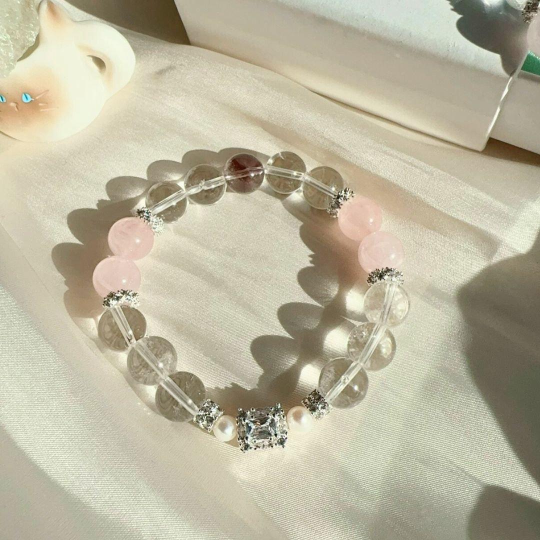 🆕【幽月】白水晶。粉晶。紫晶。珍珠。鋯石