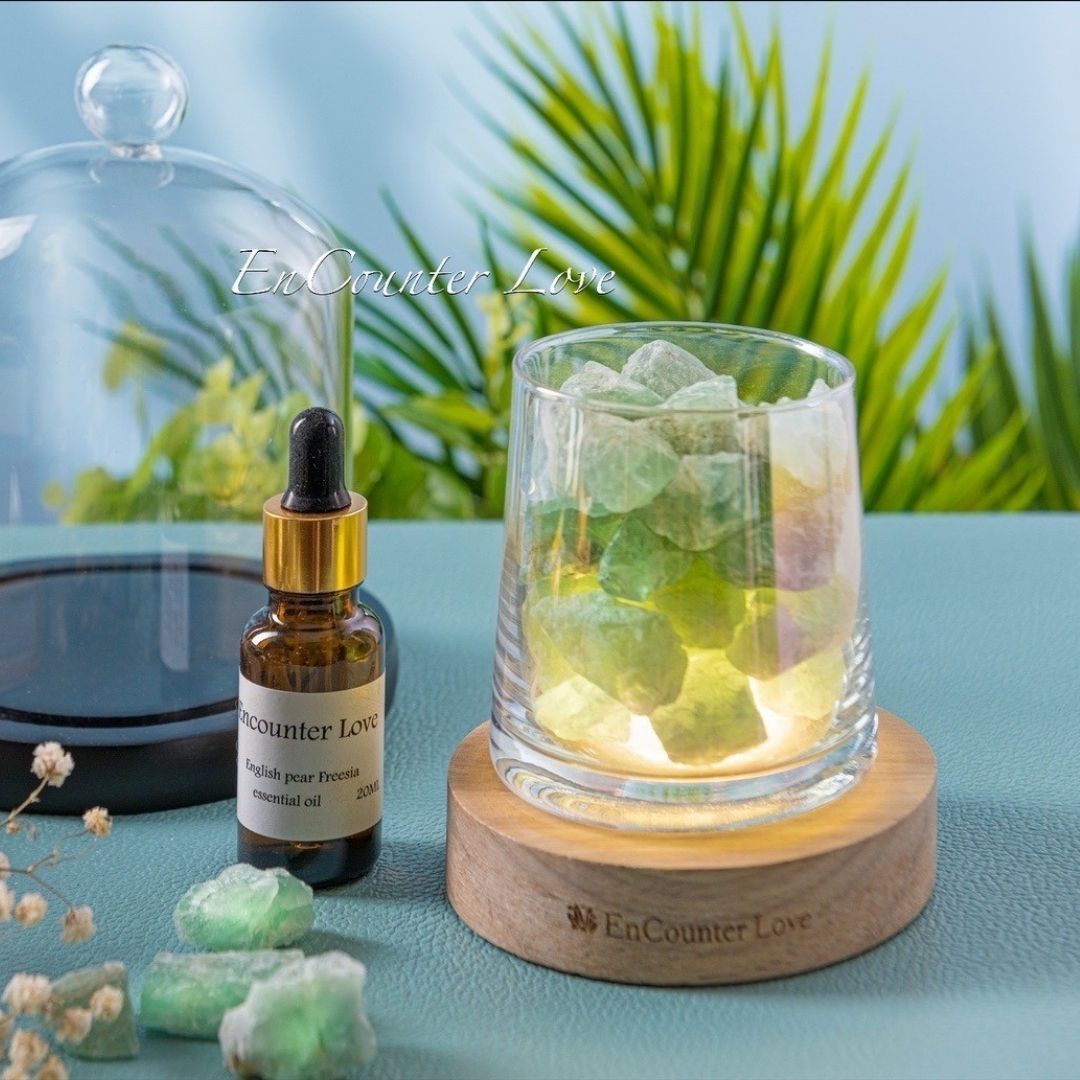 綠瑩石|事業人緣之石 贈擴香精油 20ml