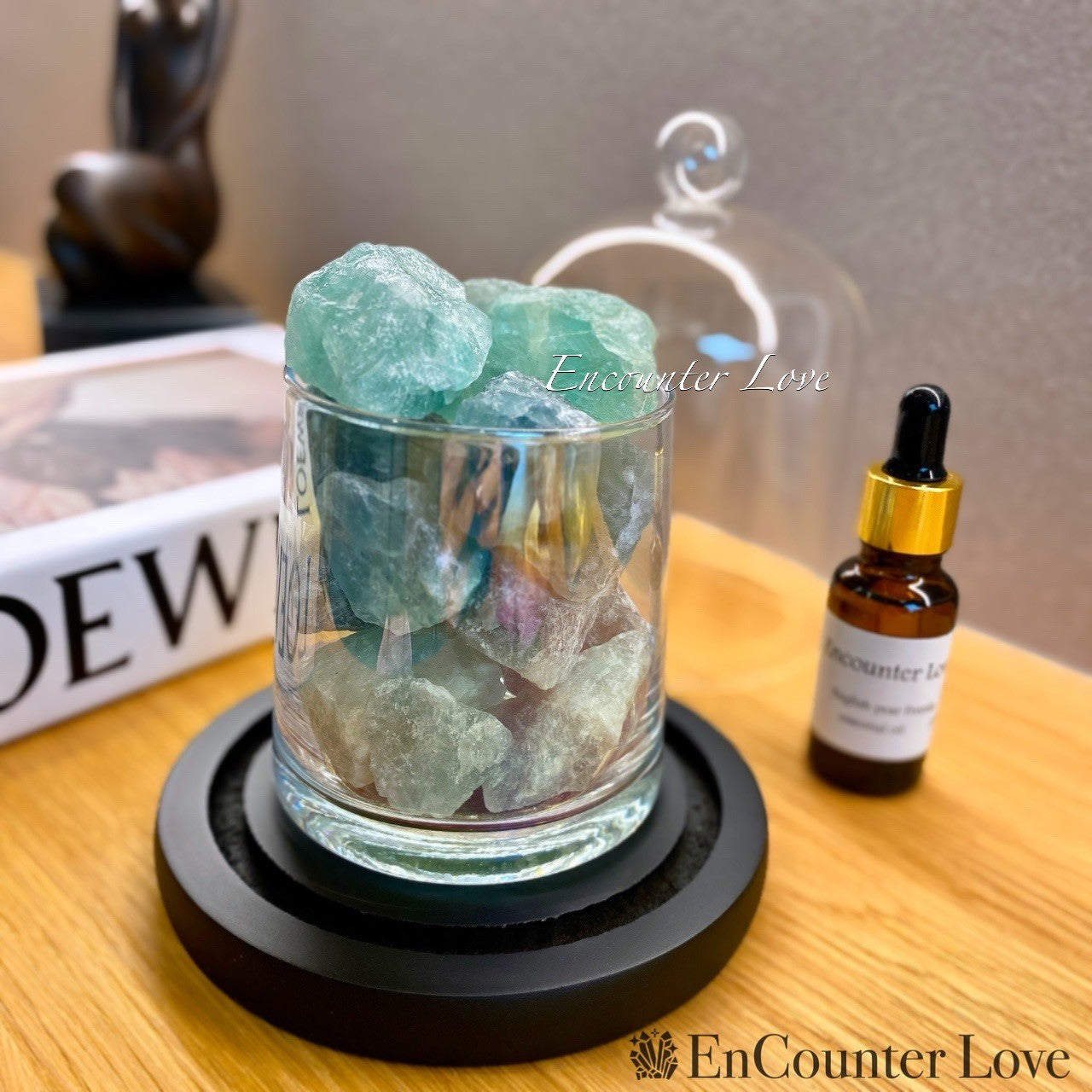 綠瑩石|事業人緣之石 贈擴香精油 20ml