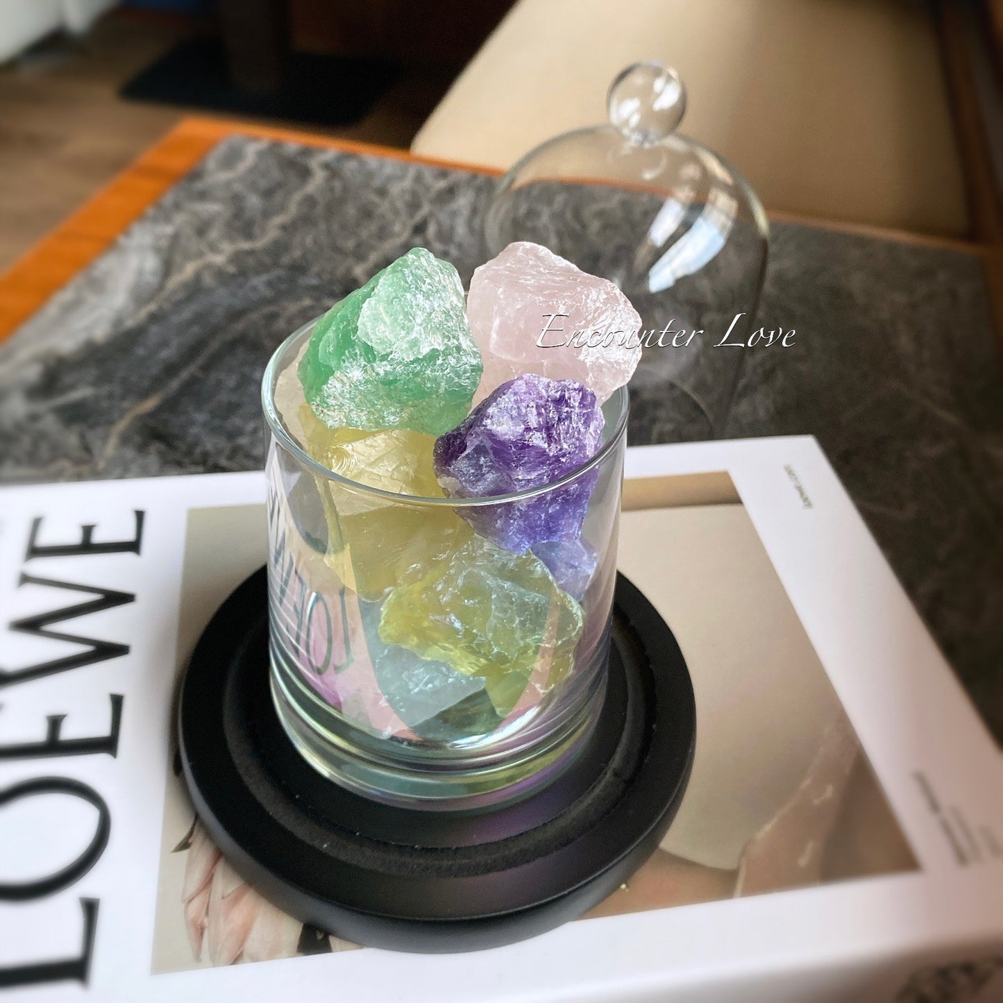 馬卡龍五彩水晶- 贈擴香精油 20ml