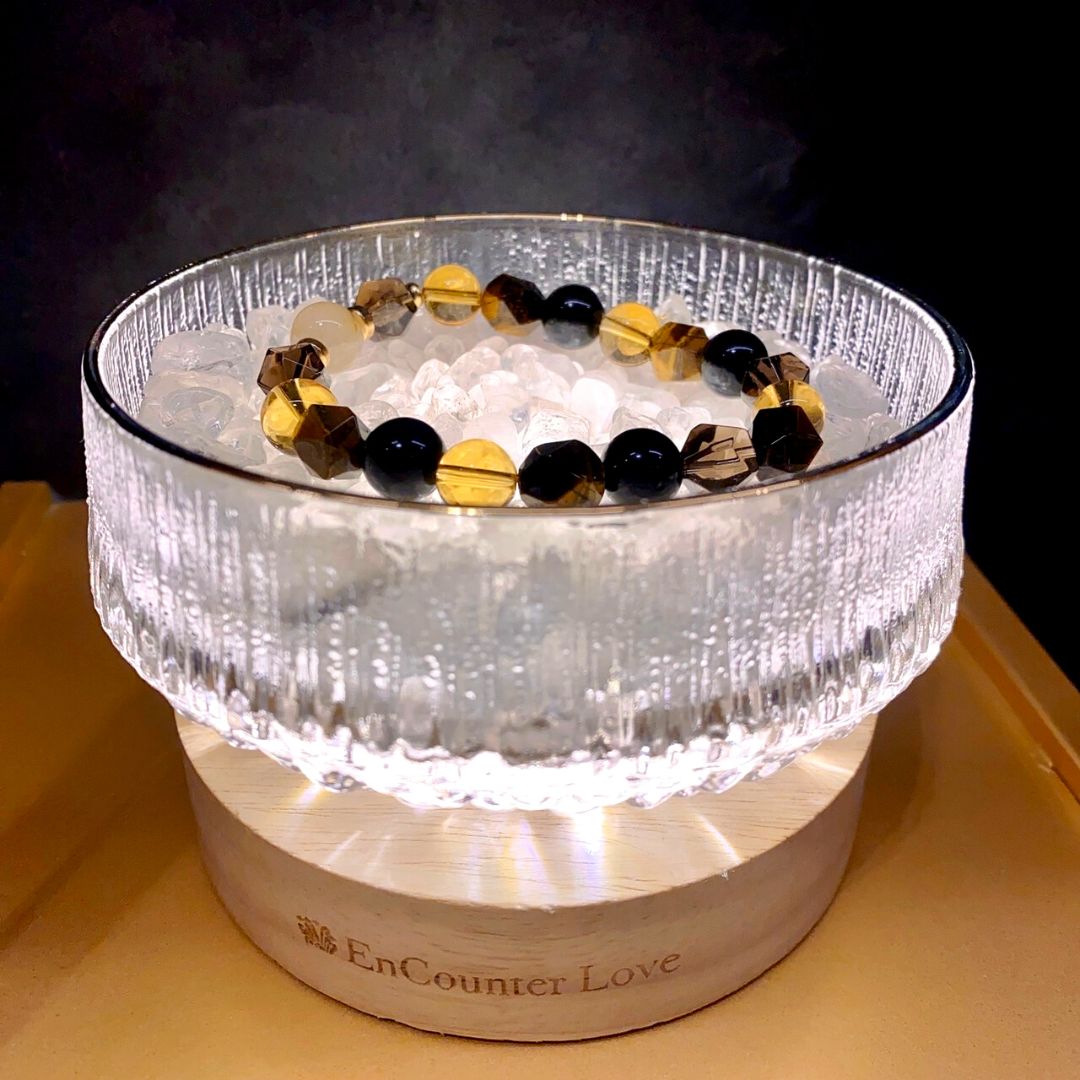 玻璃消磁器皿組|聚寶盆(贈消磁碎晶一份250g,3款碎晶可選)
