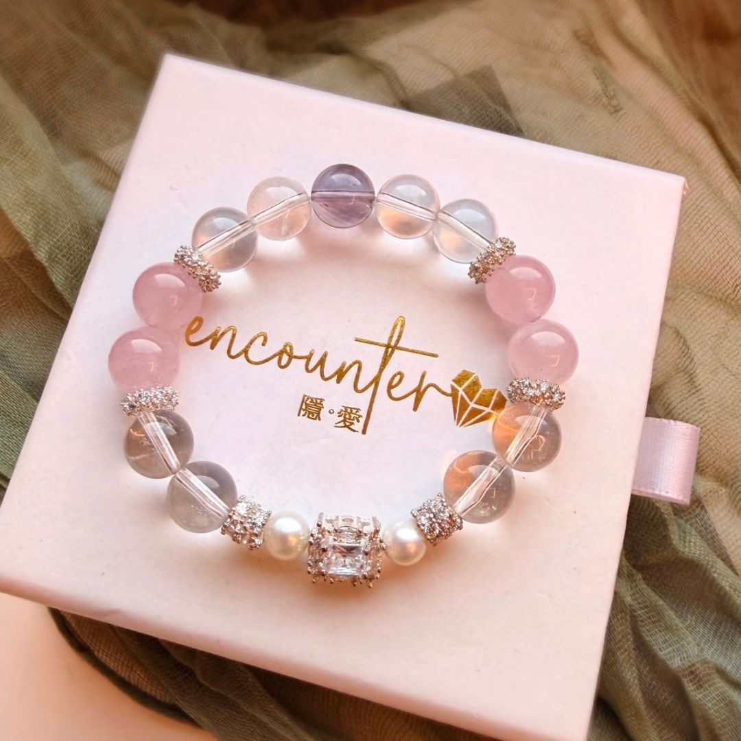 🆕【幽月】白水晶。粉晶。紫晶。珍珠。鋯石
