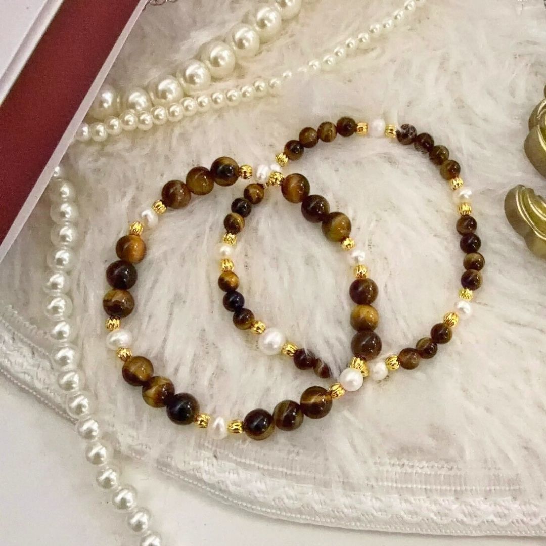 🆕【虎媚】黄虎眼。天然珍珠