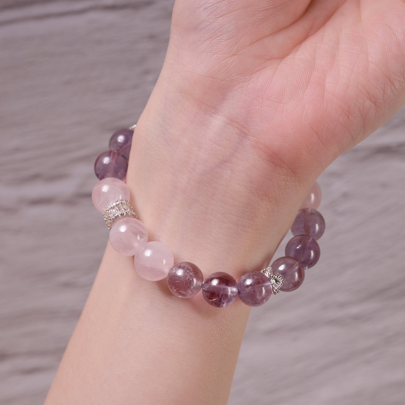 【紫纓】紫塔晶。薰衣草紫。馬粉晶