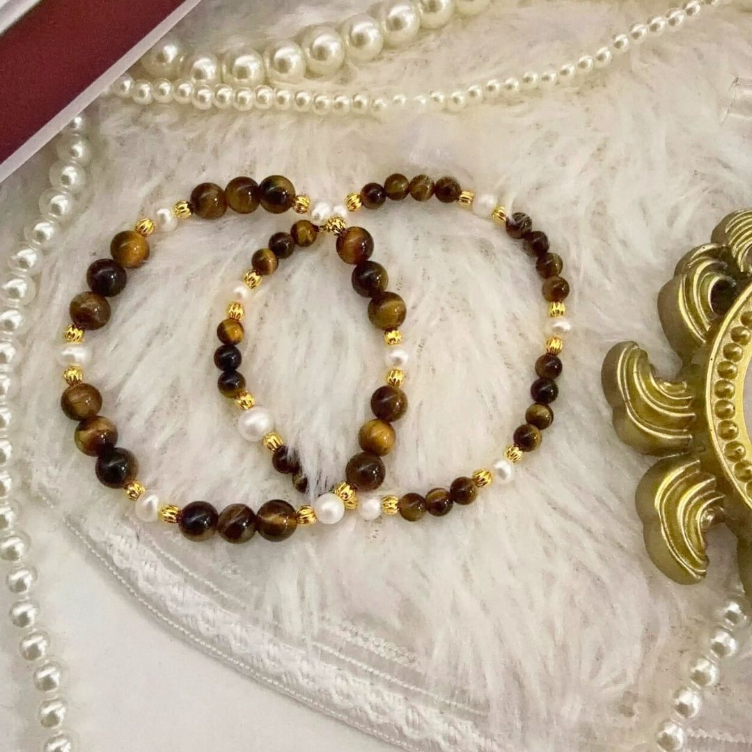 🆕【虎媚】黄虎眼。天然珍珠