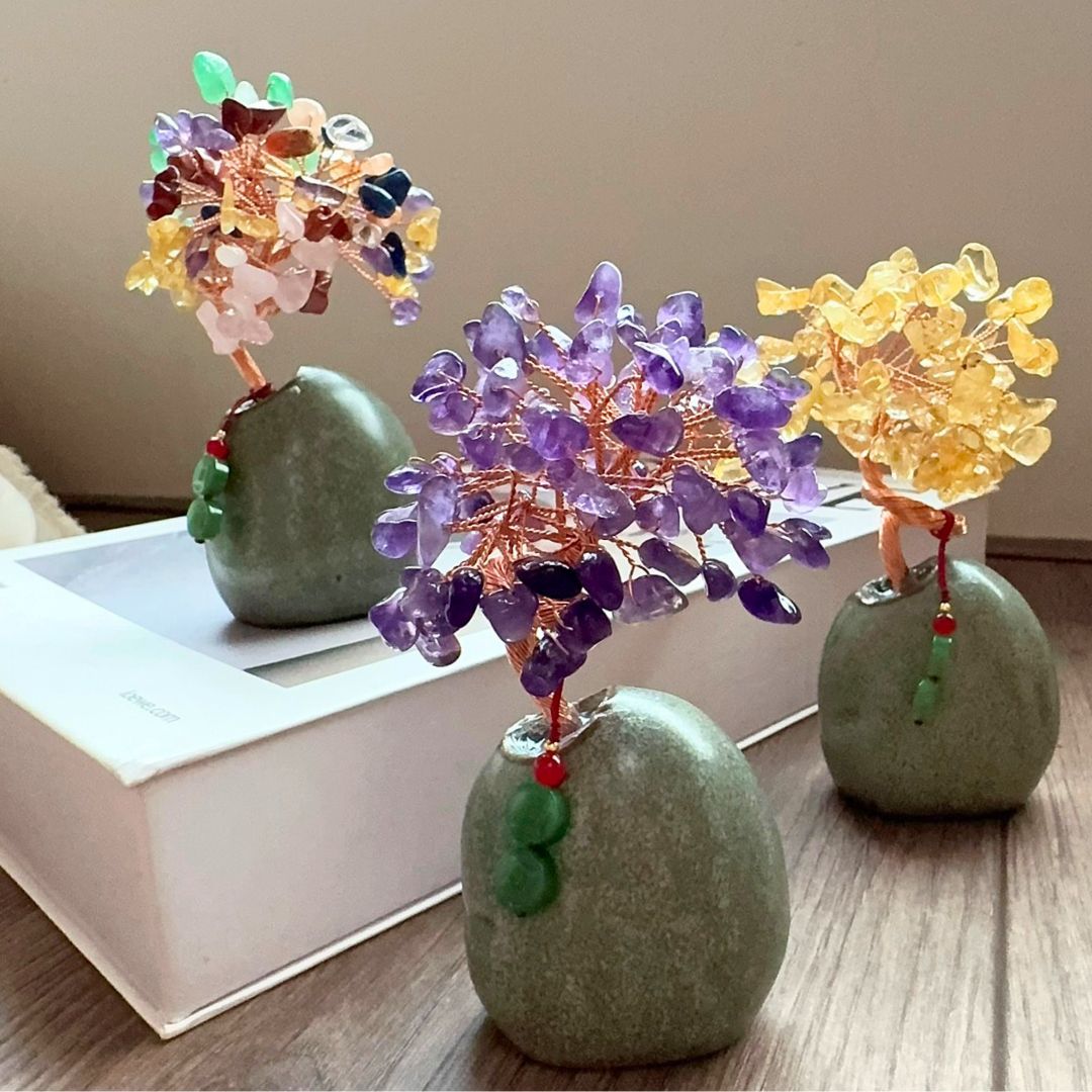 🆕七彩招財水晶樹｜3款可選（預購約11/5出）