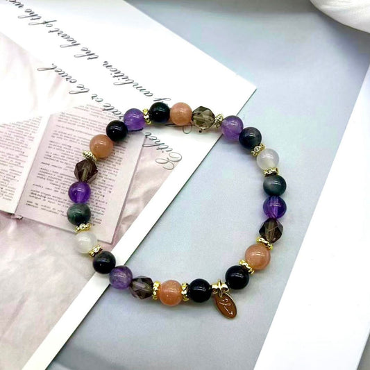 🆕【彩蝶】紫水晶。茶晶。鷹眼石。太陽石。黑瑪瑙。白瑪瑙