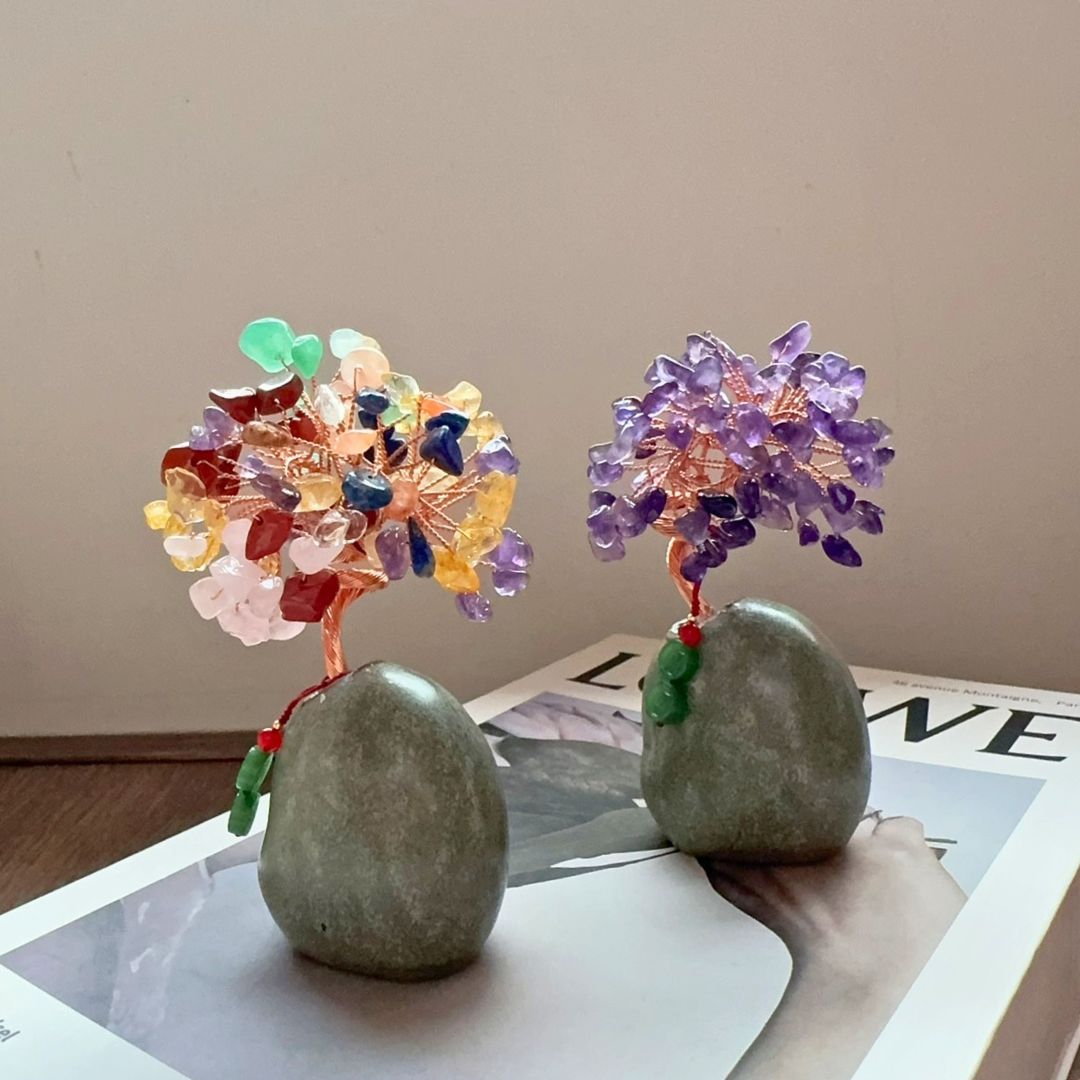 🆕七彩招財水晶樹｜3款可選（預購約11/5出）