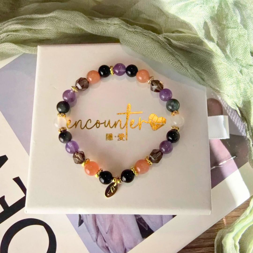 🆕【彩蝶】紫水晶。茶晶。鷹眼石。太陽石。黑瑪瑙。白瑪瑙