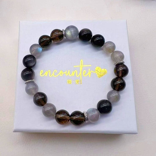 🆕【極晝之眼】冰曜石 。銀曜石。灰月光石