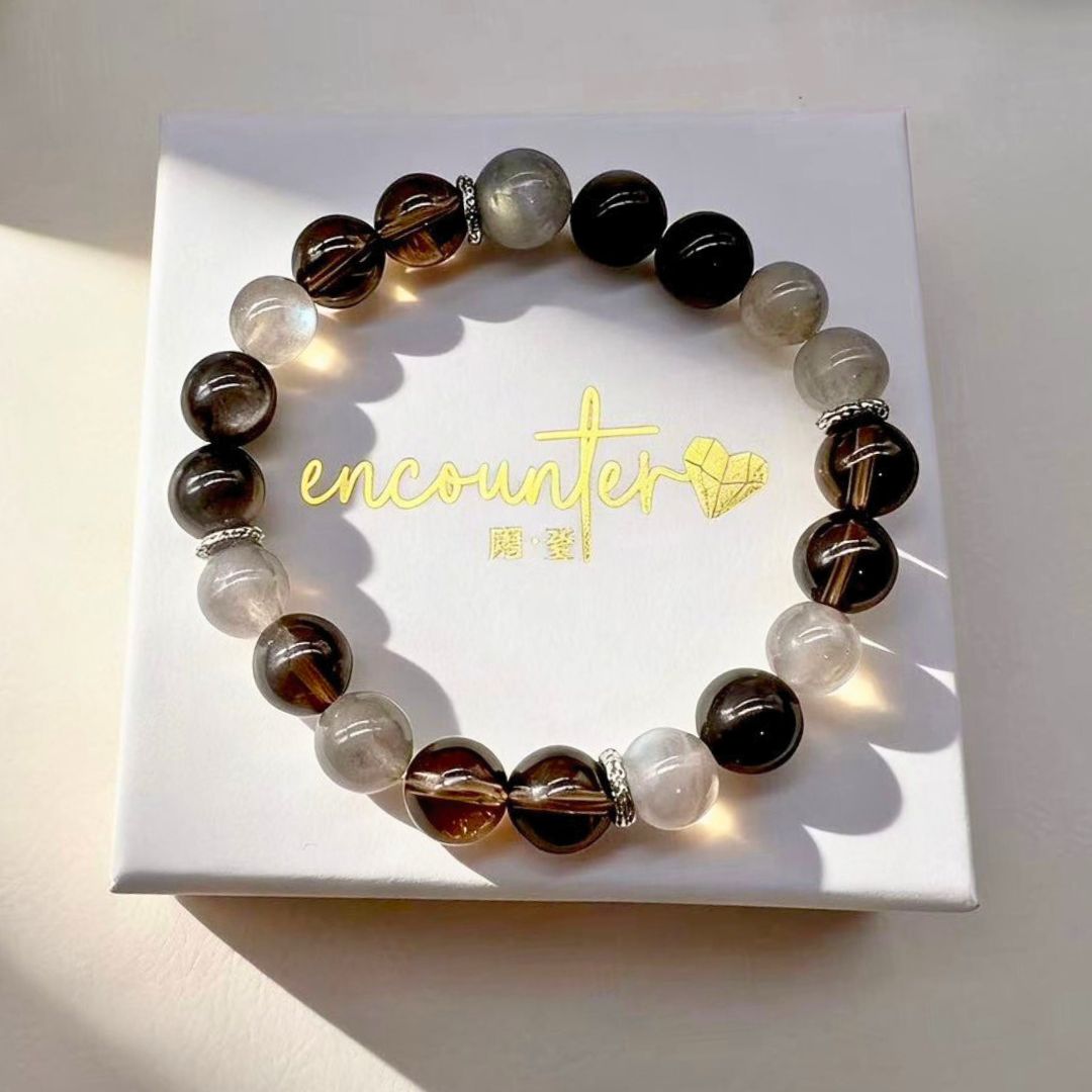 【極晝之眼】冰曜石 。銀曜石。灰月光石